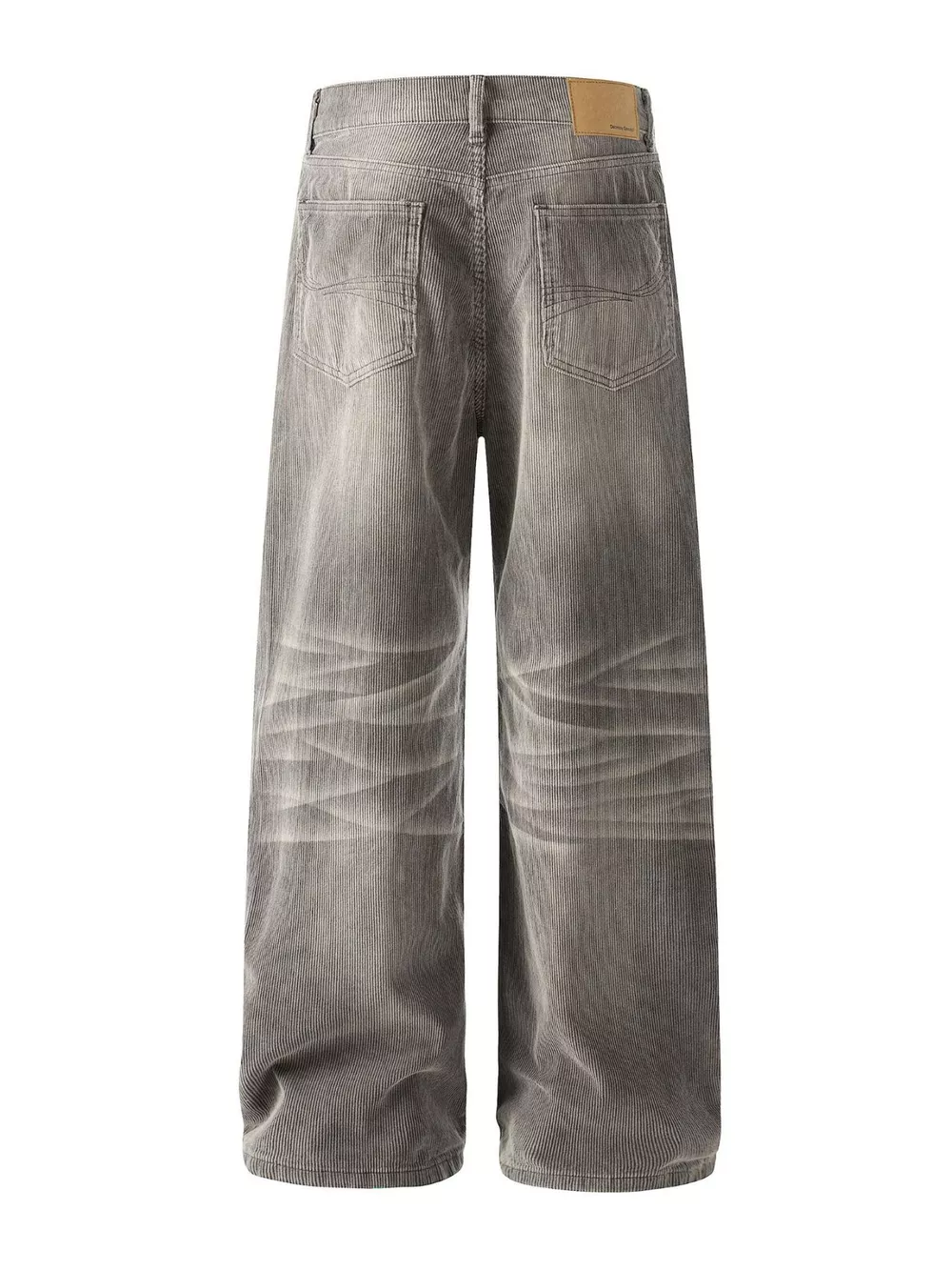 Men's Wide Leg Washed Jeans, image 3