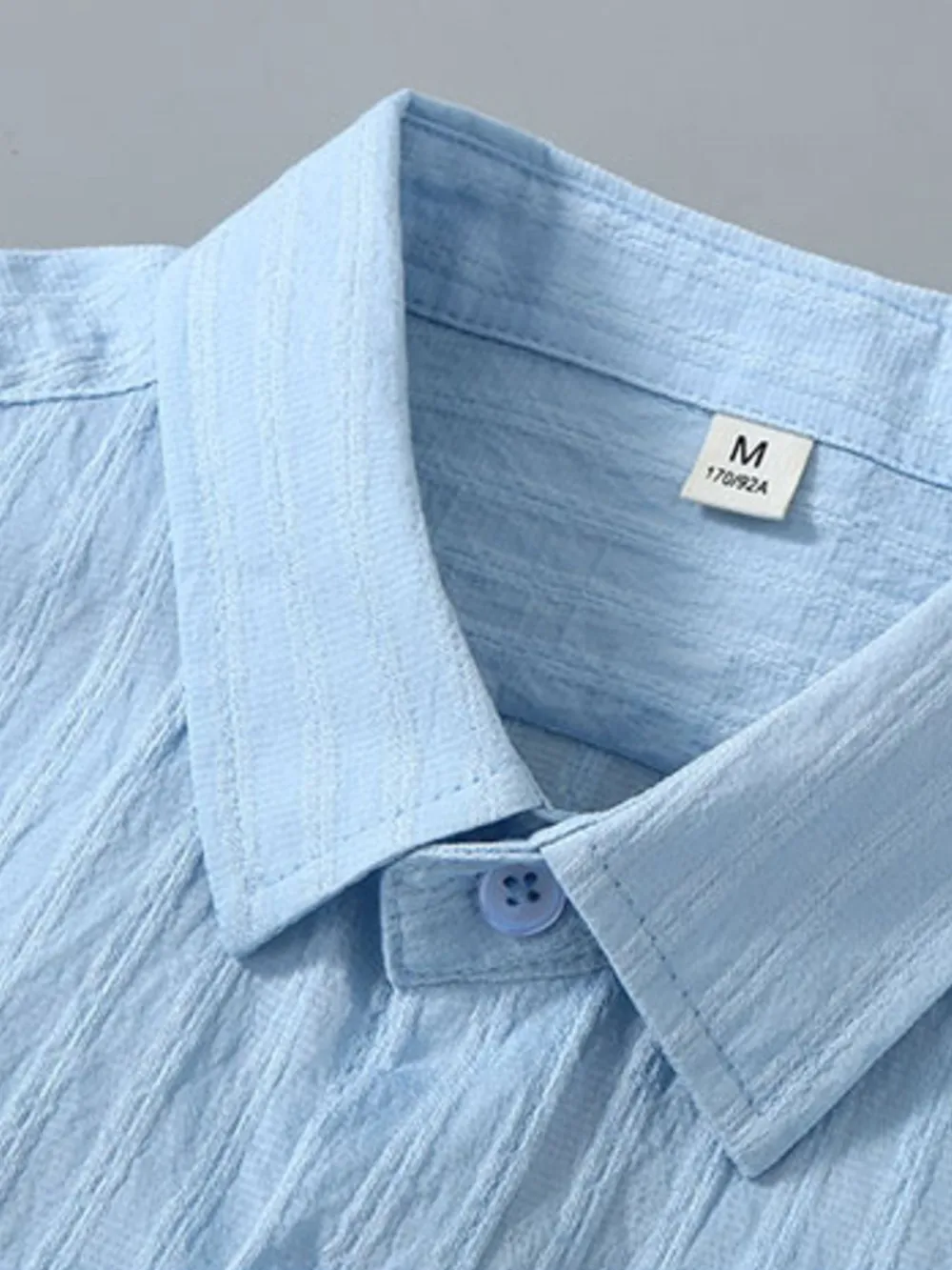 Men's Plus Size Button Up Short Sleeve Shirt, image 6