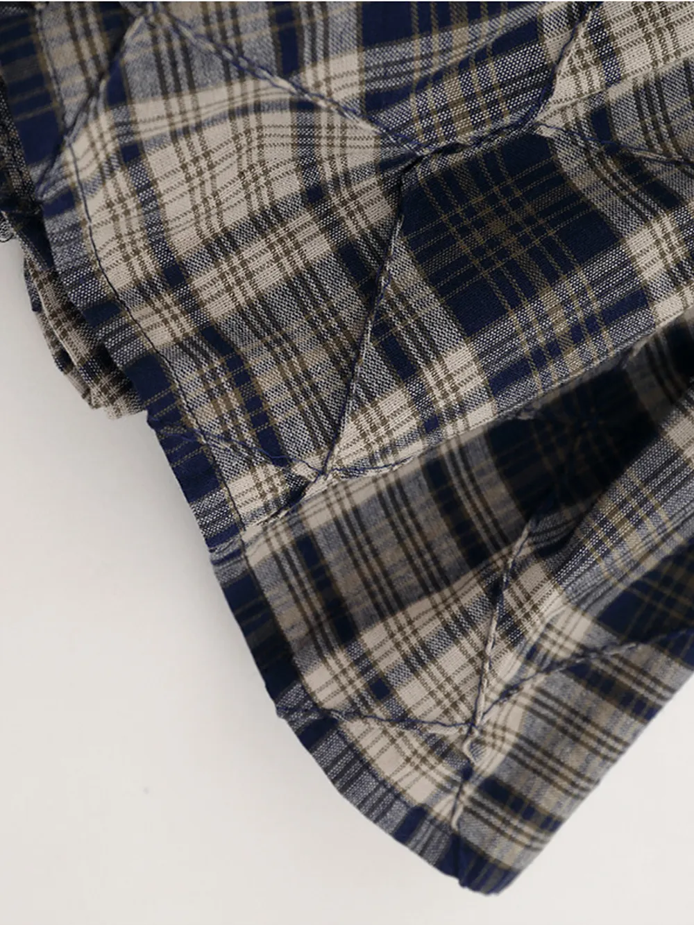 Drawstring Plaid Skort, image 8