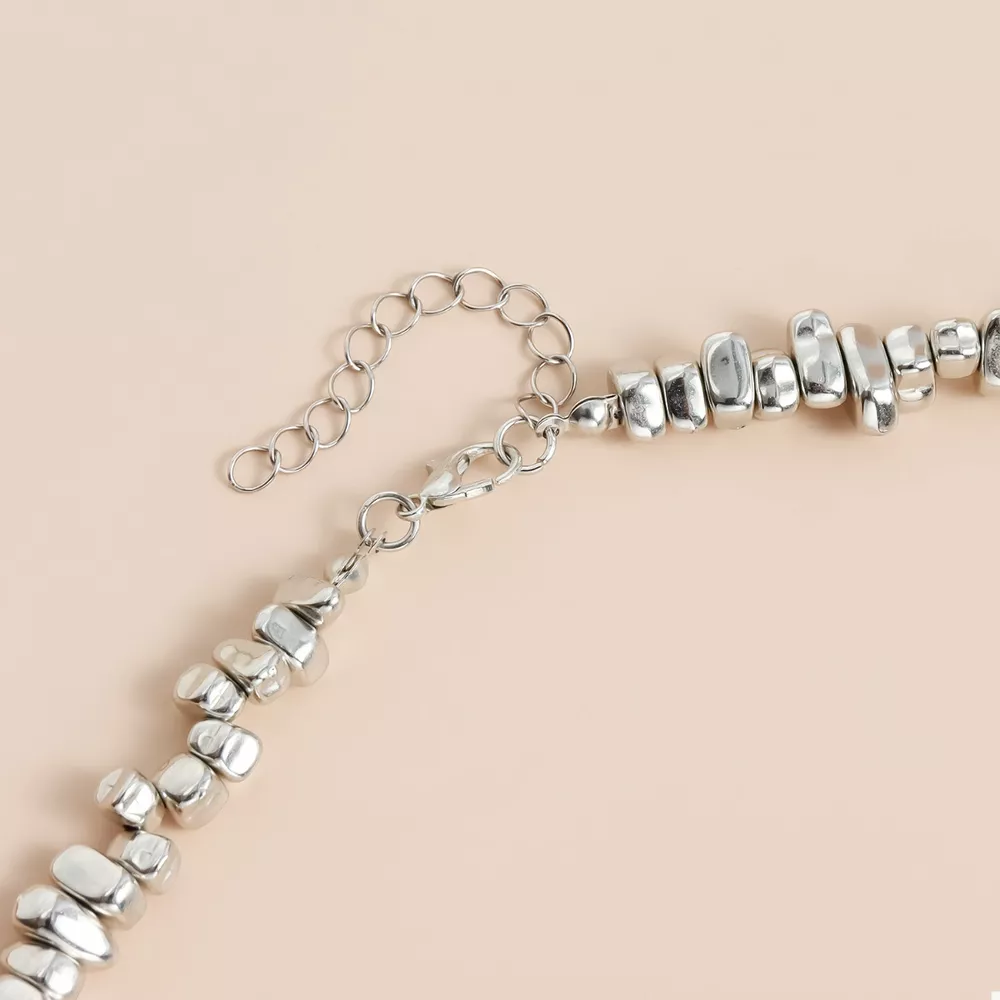 Silver-Plated Minimalist Pendant Necklace, image 4