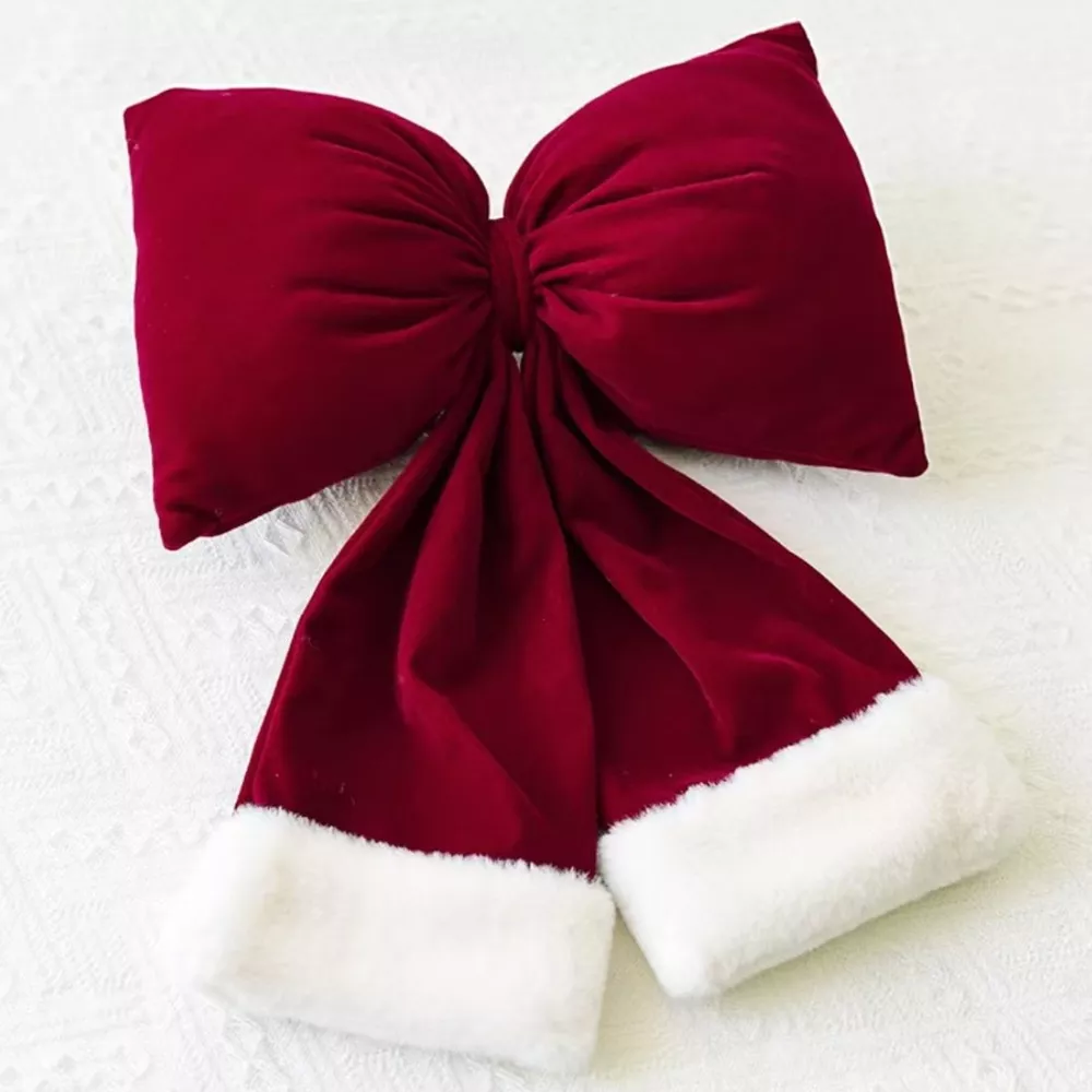 Christmas Velvet Bow Hanging Ornament, image 7
