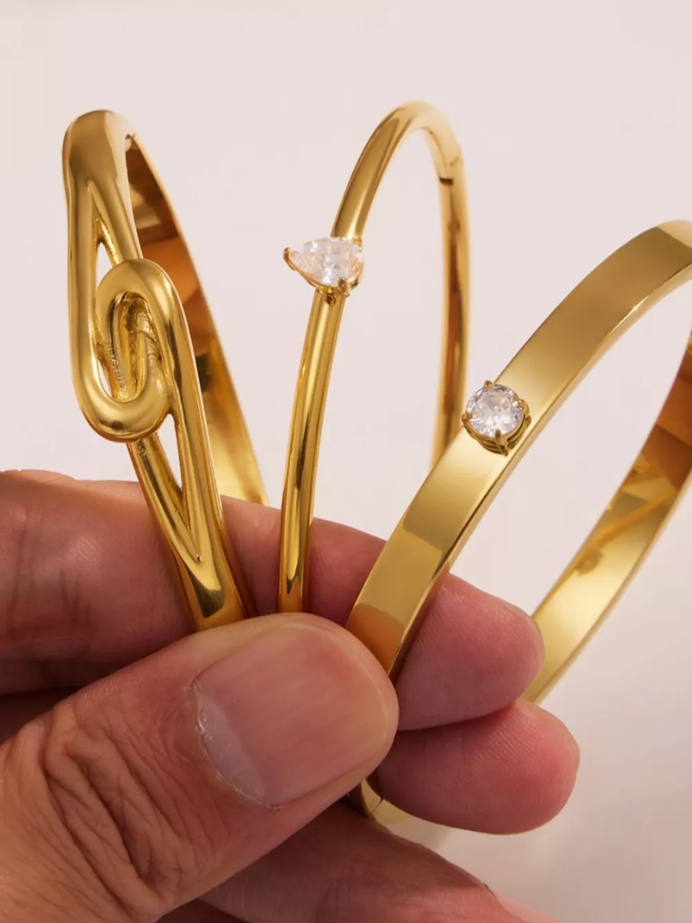 18K Gold-Plated Zircon Bracelet, image 15