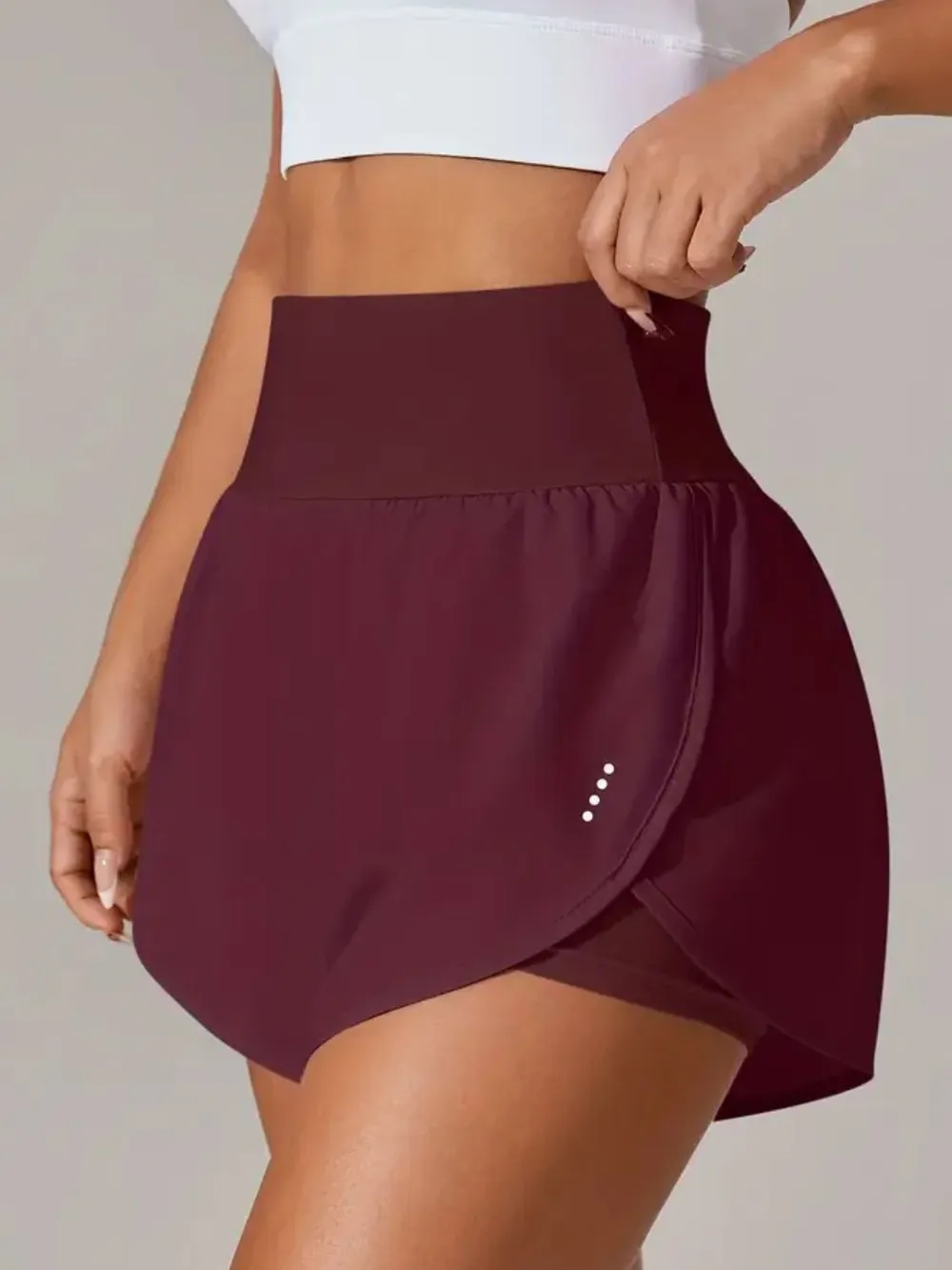 Pocketed High Waist Active Shorts, image 30