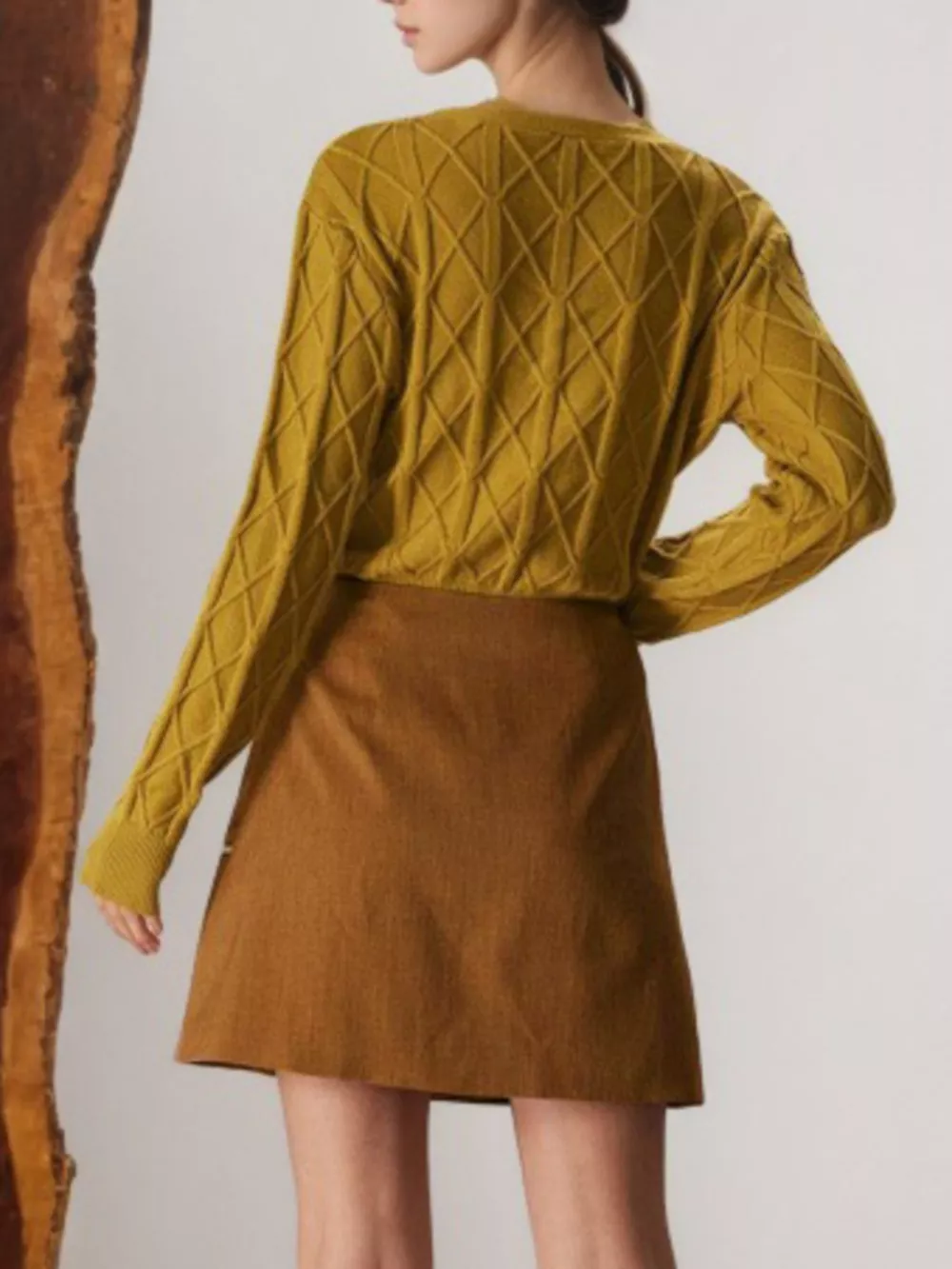 Button-Front Mini Skirt, image 3