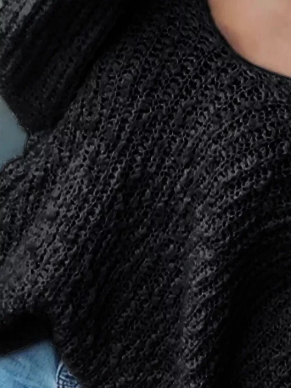 Loose Fit Long Sleeve Sweater, image 12