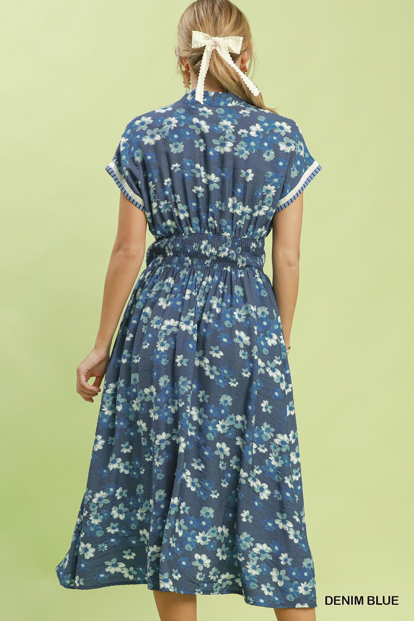 Ruffle Sleeve Henley Shift Dress, image 3