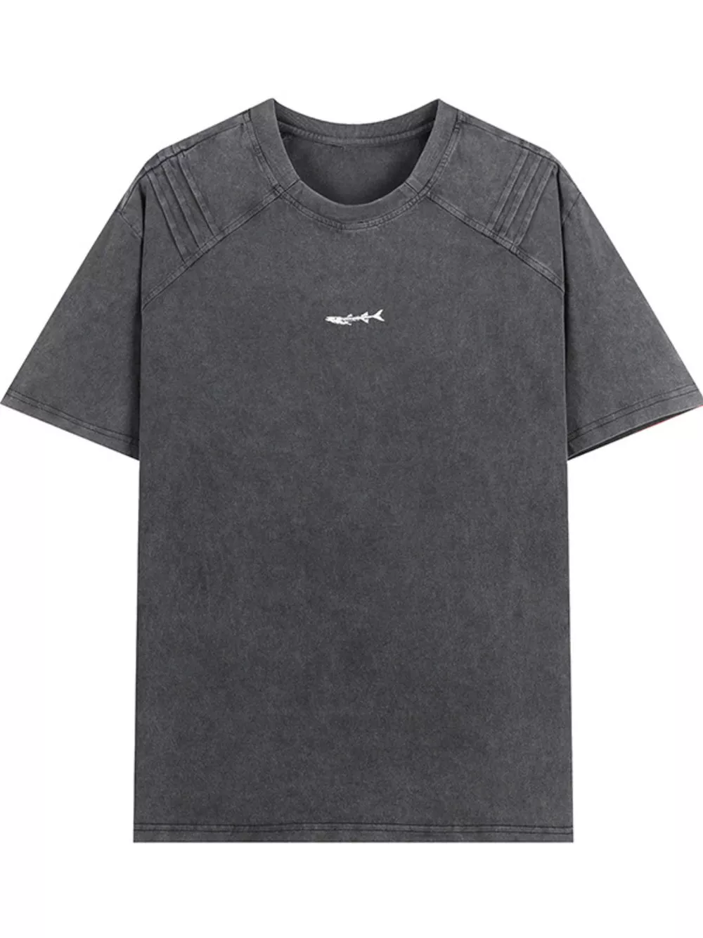 Men's Plus Size Round Neck Short Sleeve T-Shirt, image 5