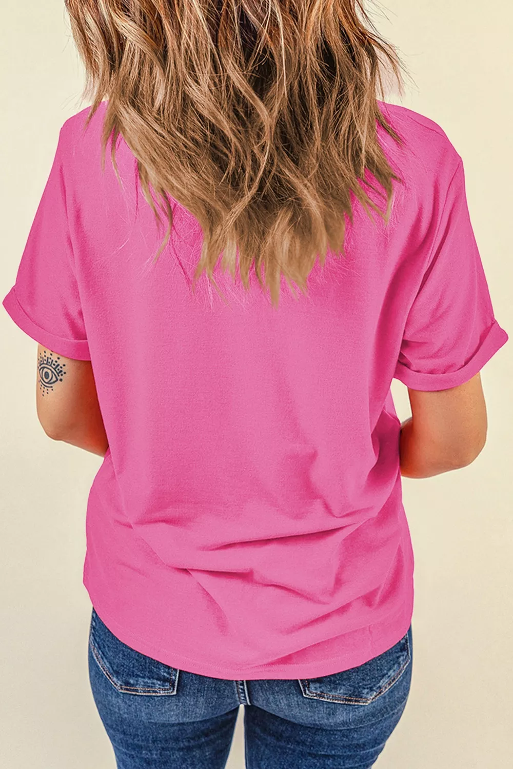 Letter Graphic Short Sleeve T-Shirt, image 3