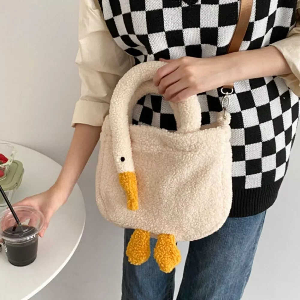 Plush Goose Crossbody Bag, image 2