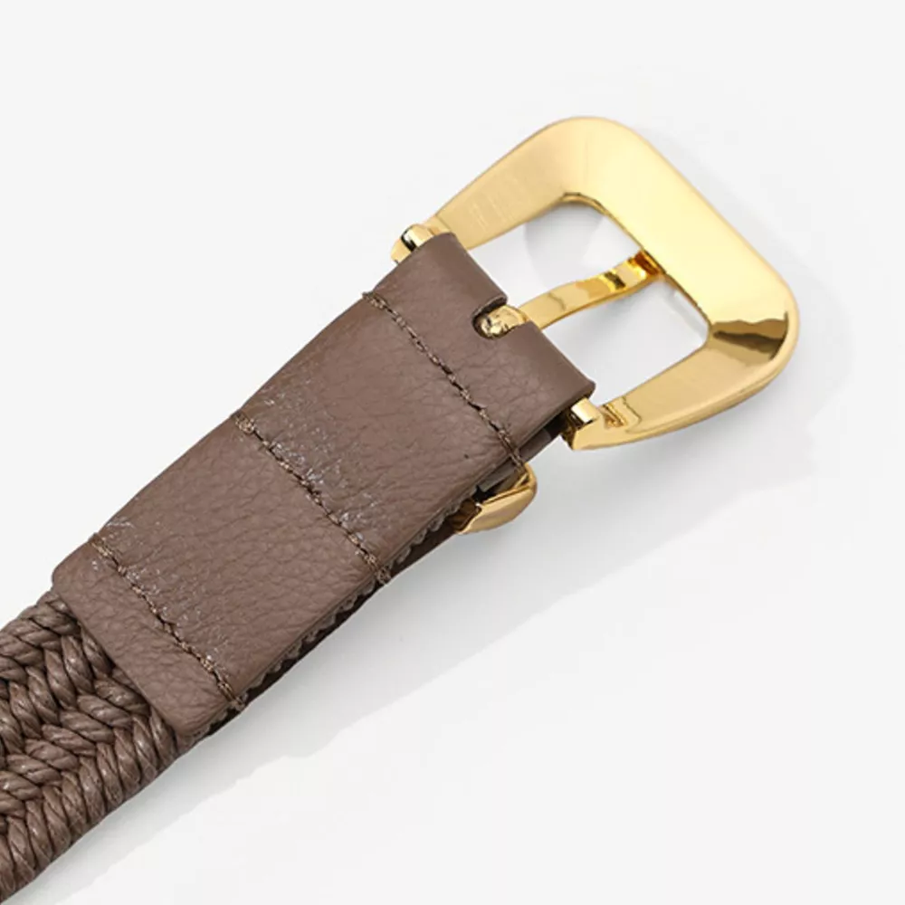 Braided Elastic Stretch Waist Belt, image 4