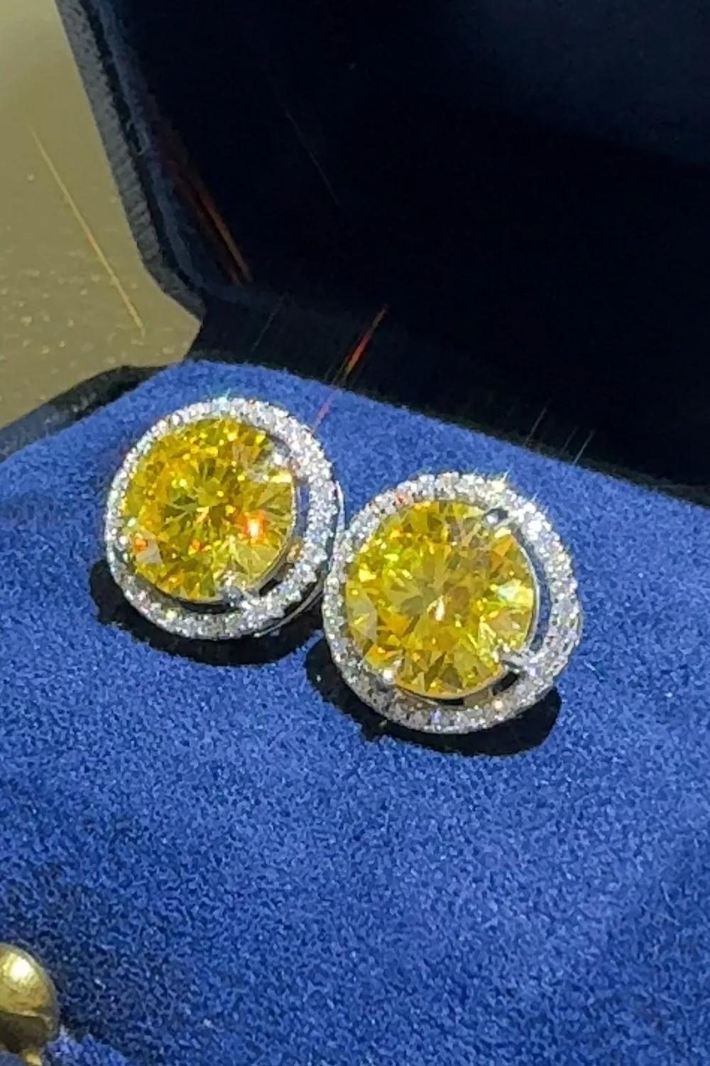 4 Carat Moissanite 925 Sterling Silver Earrings, image 5
