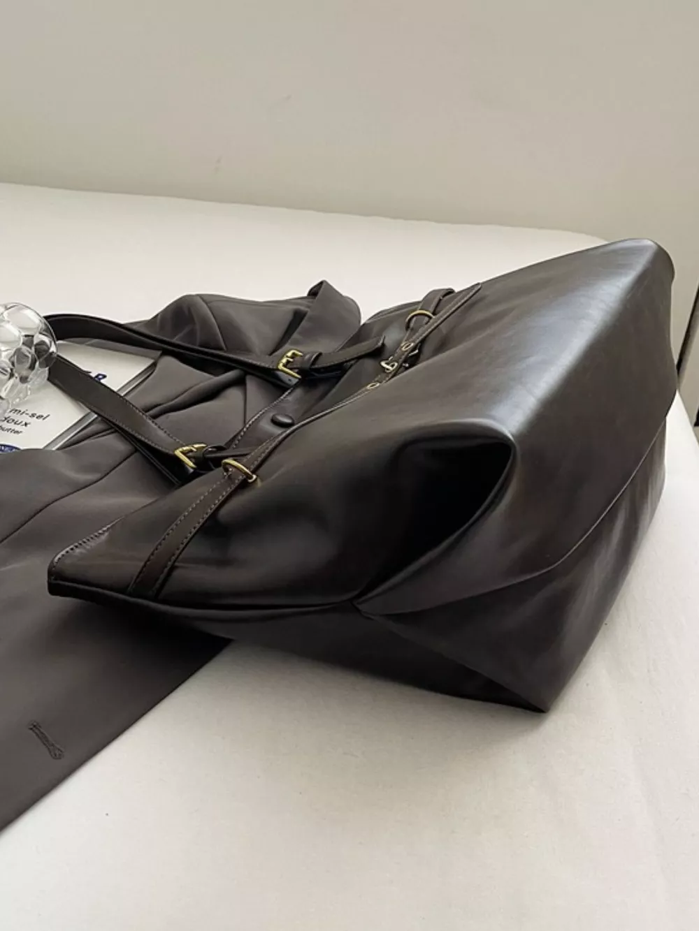 PU Leather Tote Bag, image 7