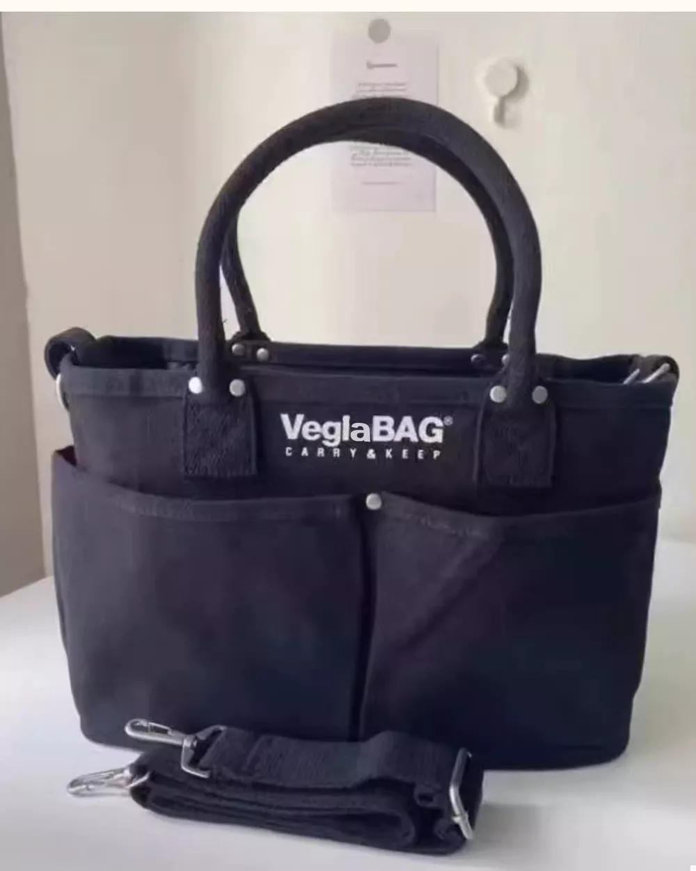 Multi Pockets Canvas Handbag, image 8