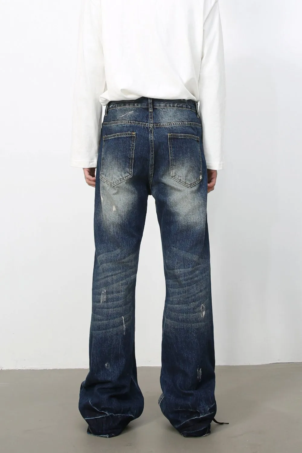 Men's Distressed Jeans, image 2