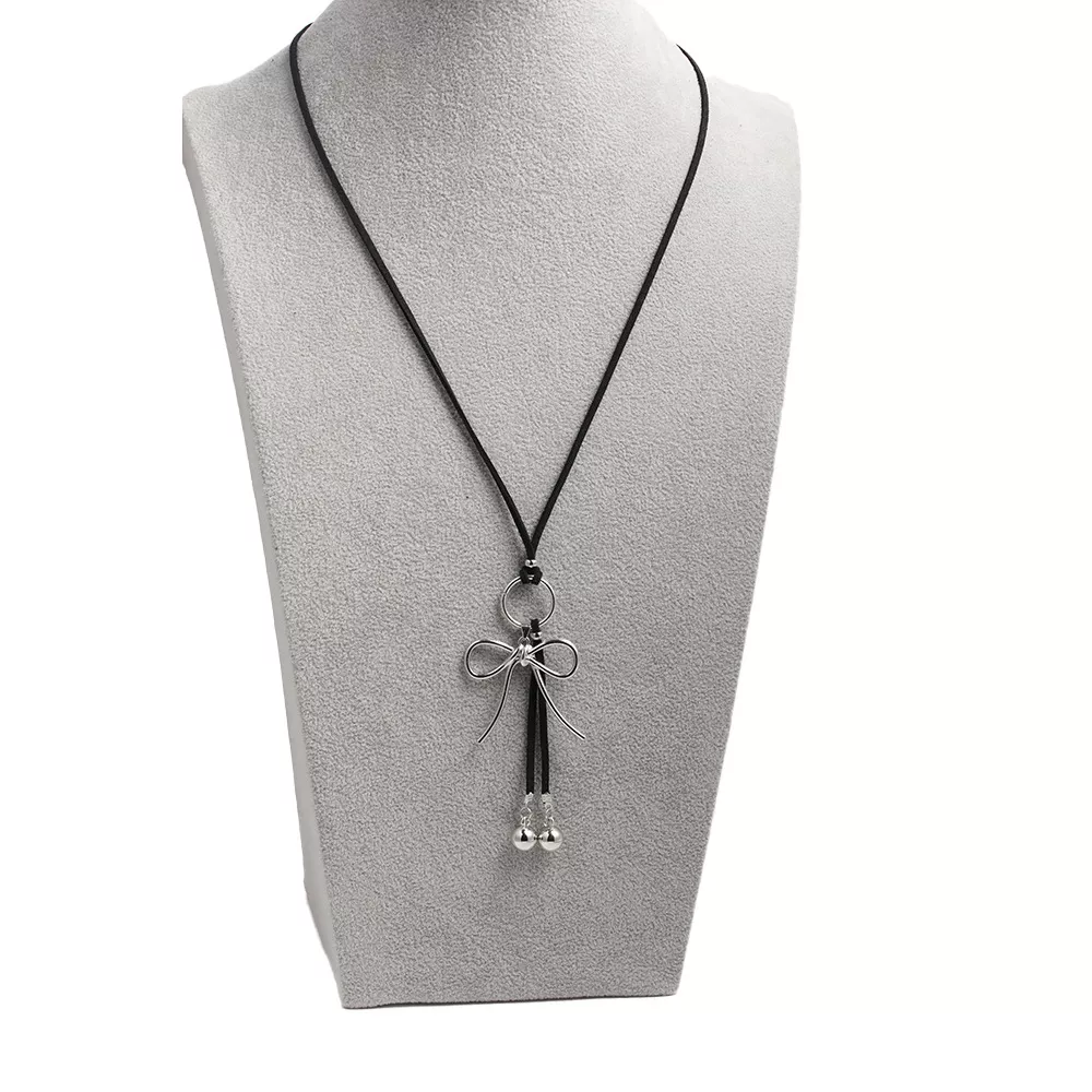 Elegant Bow Pendant Necklace, image 9