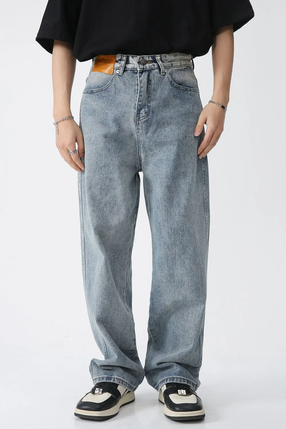 Wide Leg Jeans with Pockets, image 3