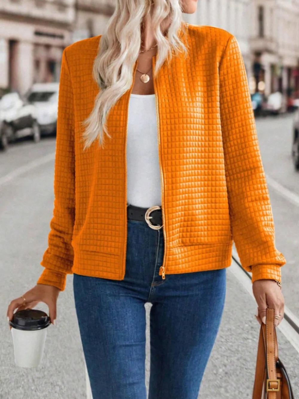 Zip Up Long Sleeve Jacket, image 19