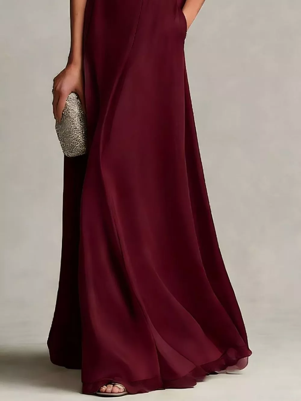 Full Size Satin Crop Top and Maxi Skirt Two-Piece Set Plus Size, image 7