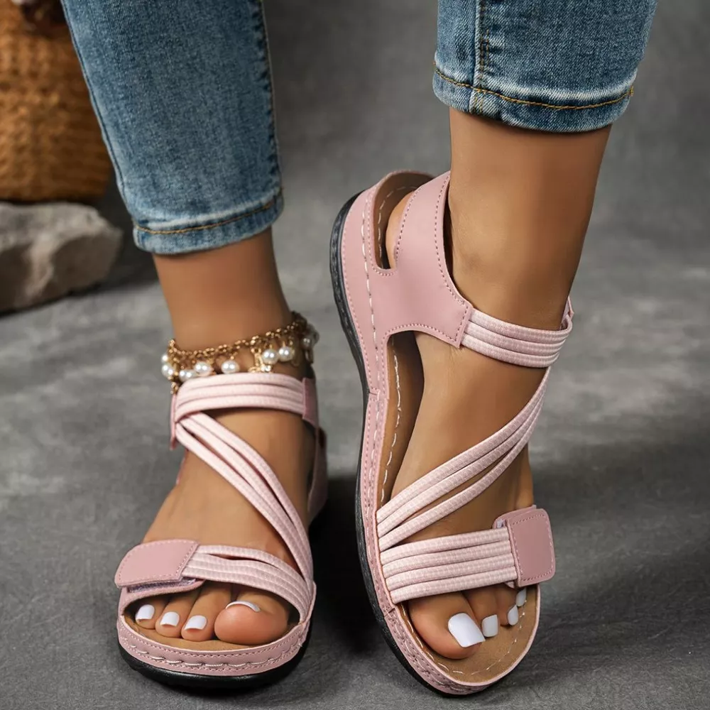 Open Toe Wedge Sandals, image 3