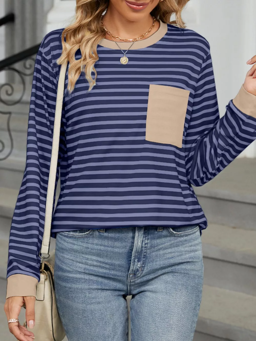 Striped Long Sleeve T-Shirt, image 27