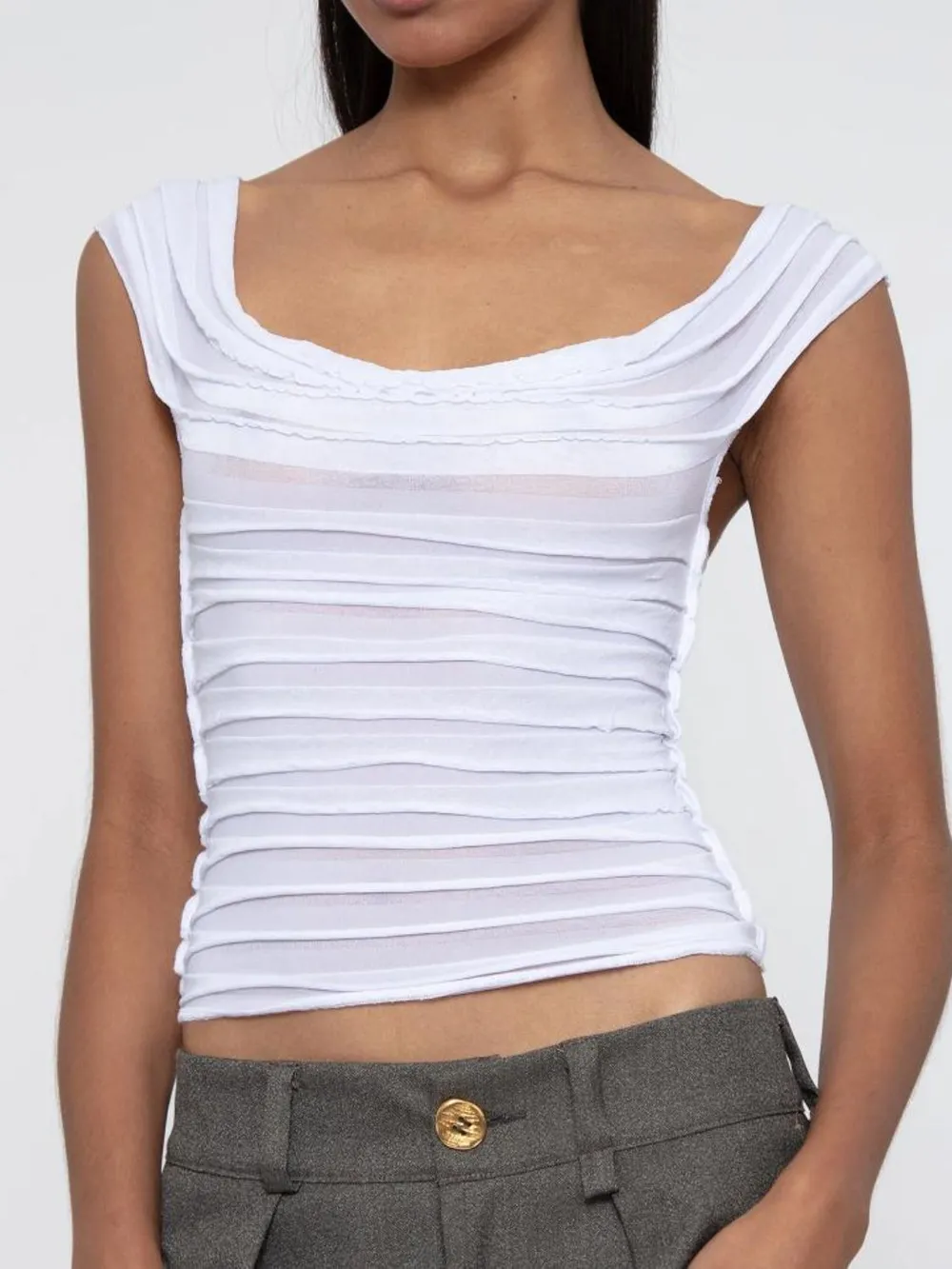 Ruched Solid Tank, image 32