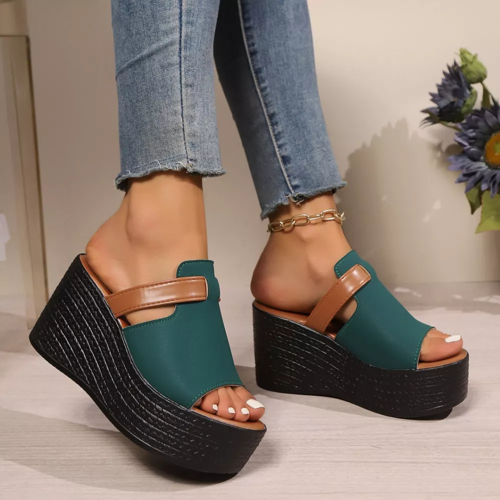 Open Toe Platform Wedge Sandals, image 18