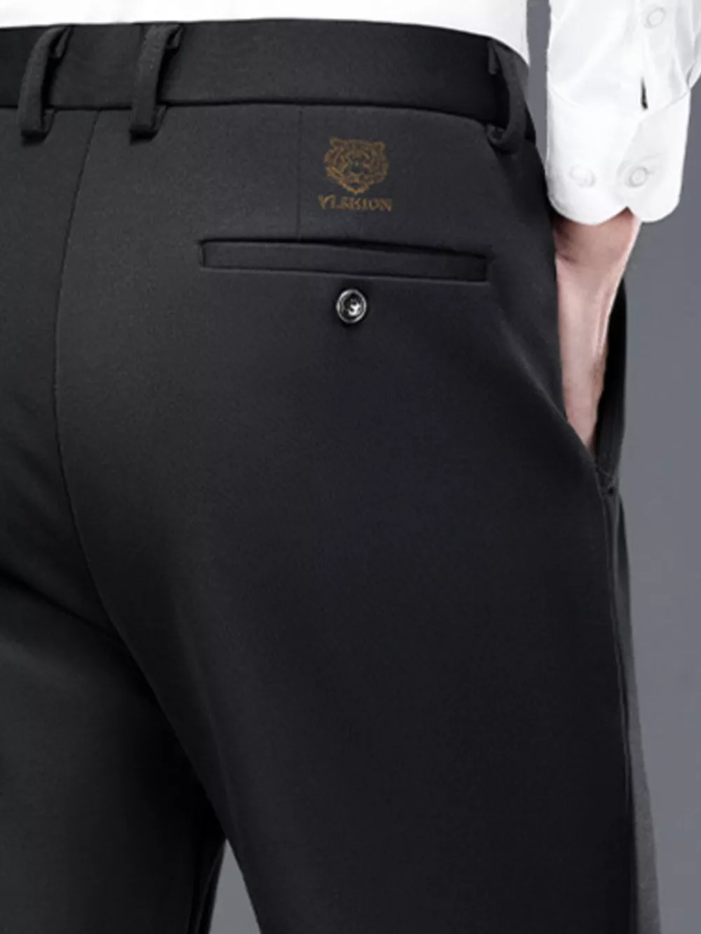 Men's Pocketed Thermal Straight Leg Pants, image 4