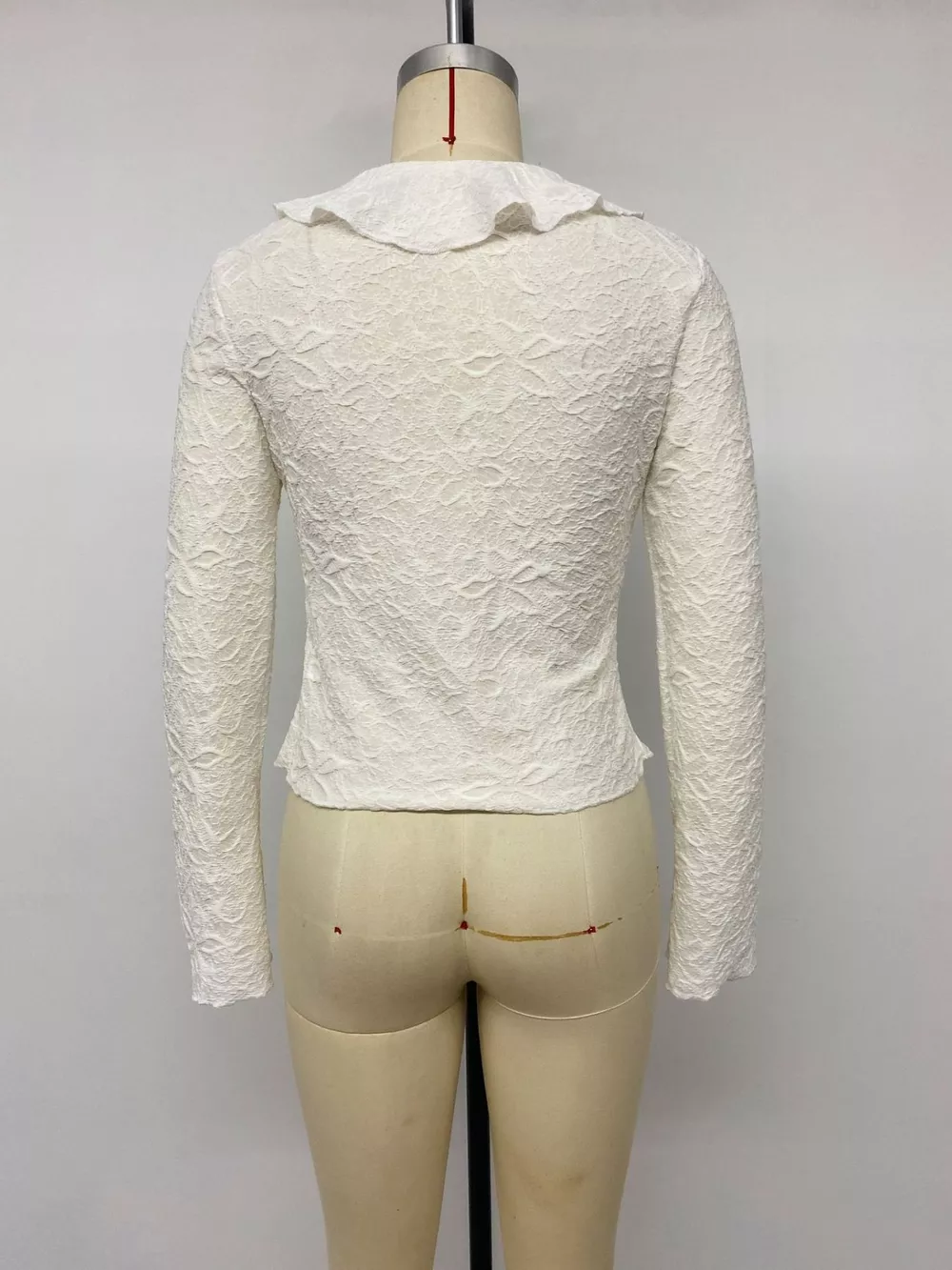 Ruffled Long-Sleeve T-Shirt, image 12