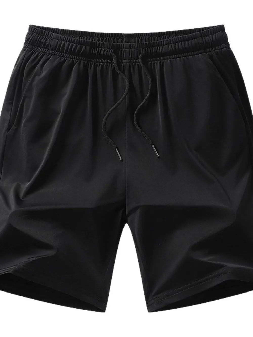 Men's Plus Size Drawstring Pocketed Shorts, image 2