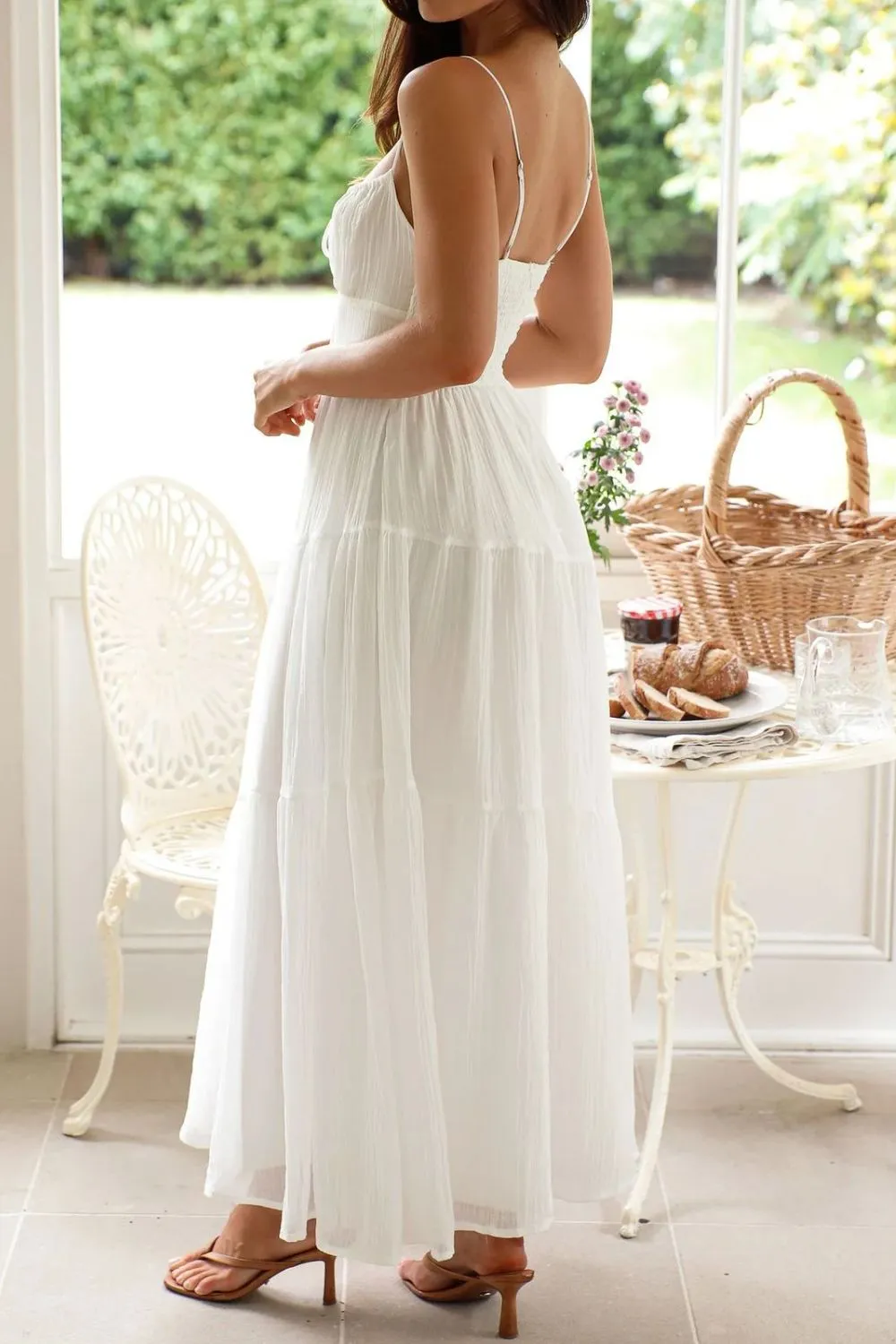 Ruched Smocked Back Cami Dress, image 26
