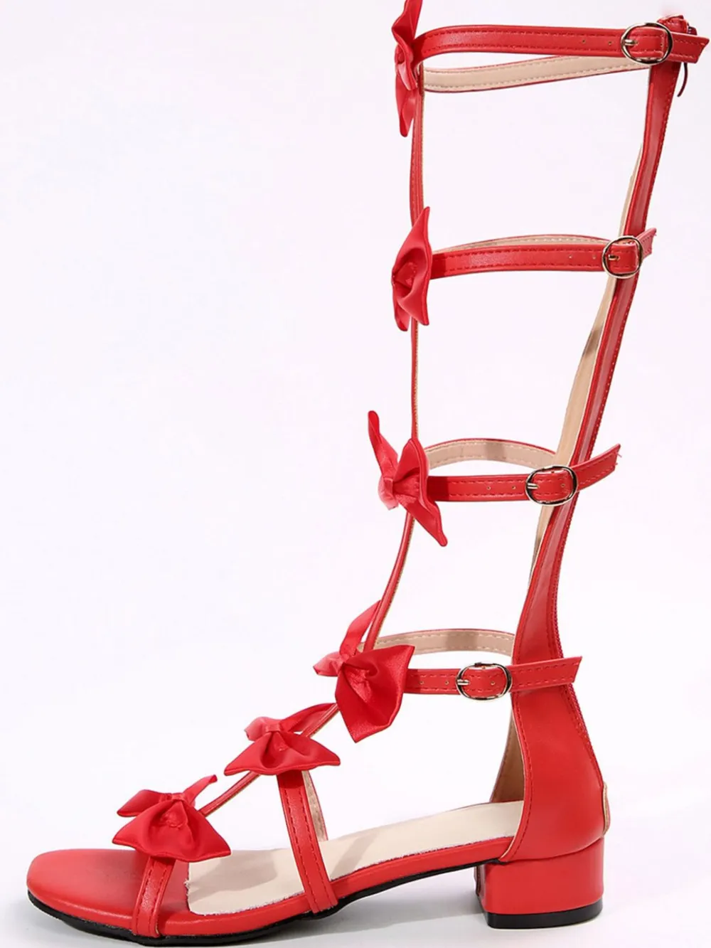 Bow Low Heels Sandals, image 9
