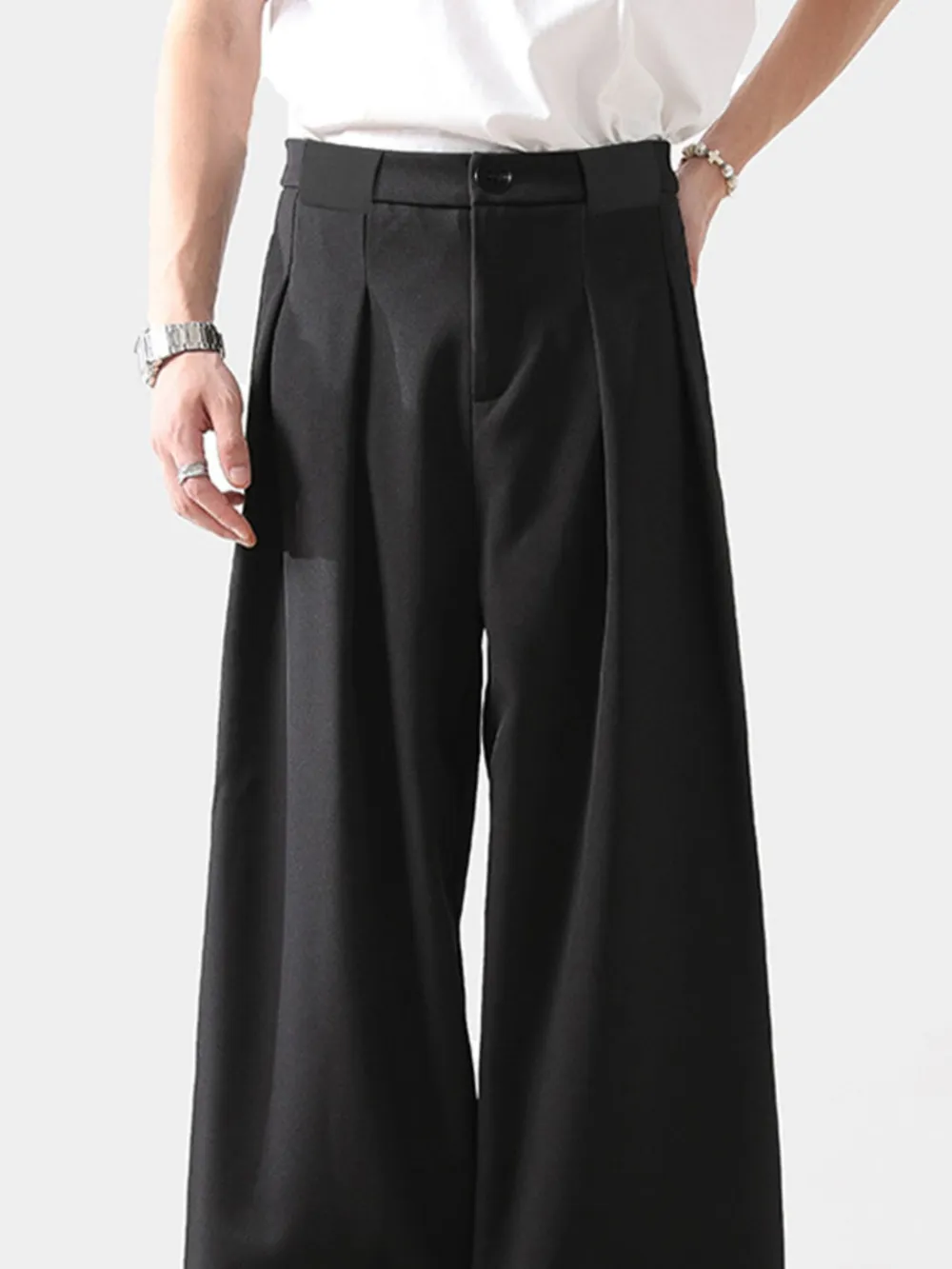 Men's Wide Leg Relaxed Fit Pants, image 5