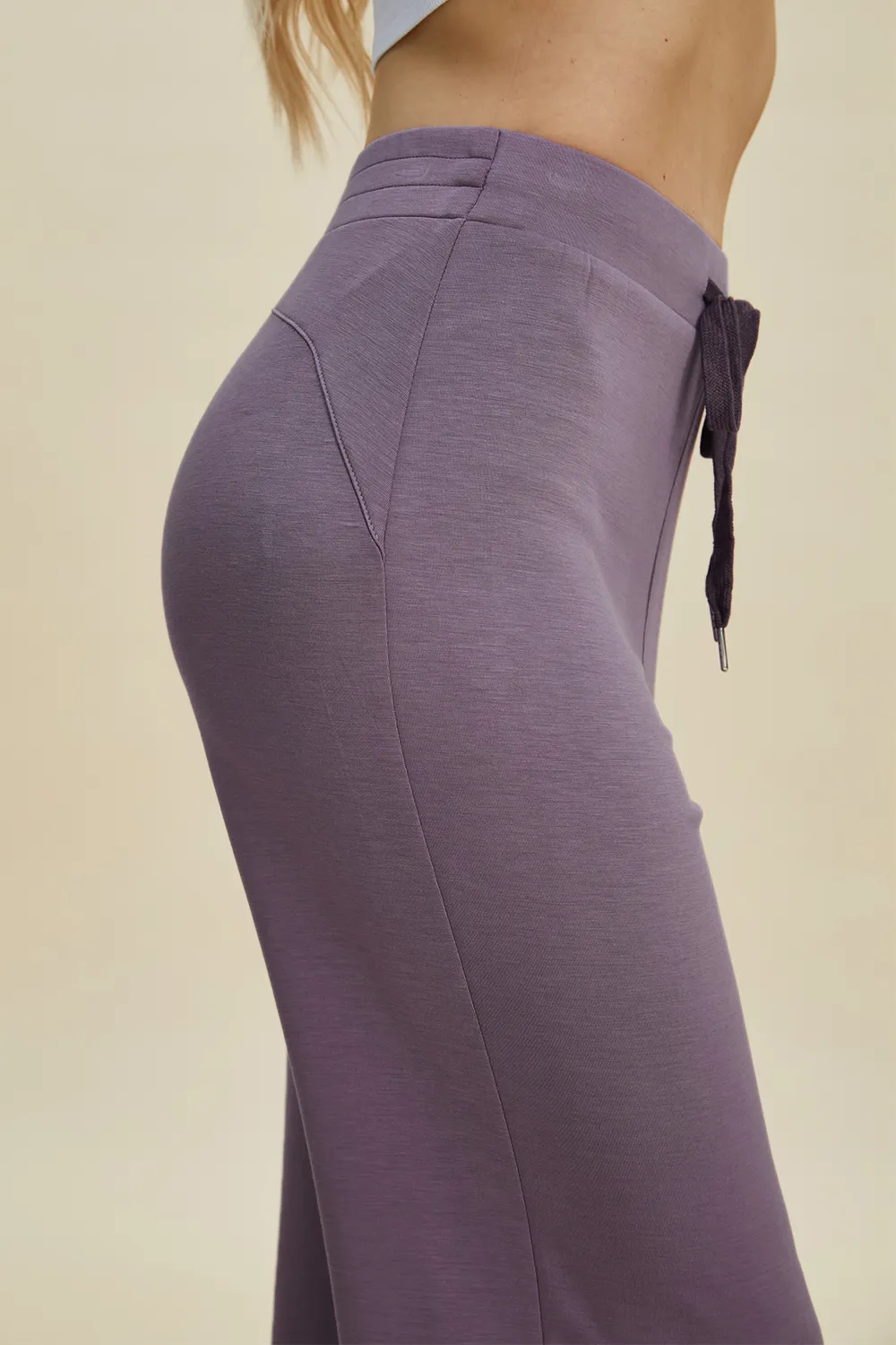 Full Size Air Scuba Drawstring Wide Leg Pants, image 11