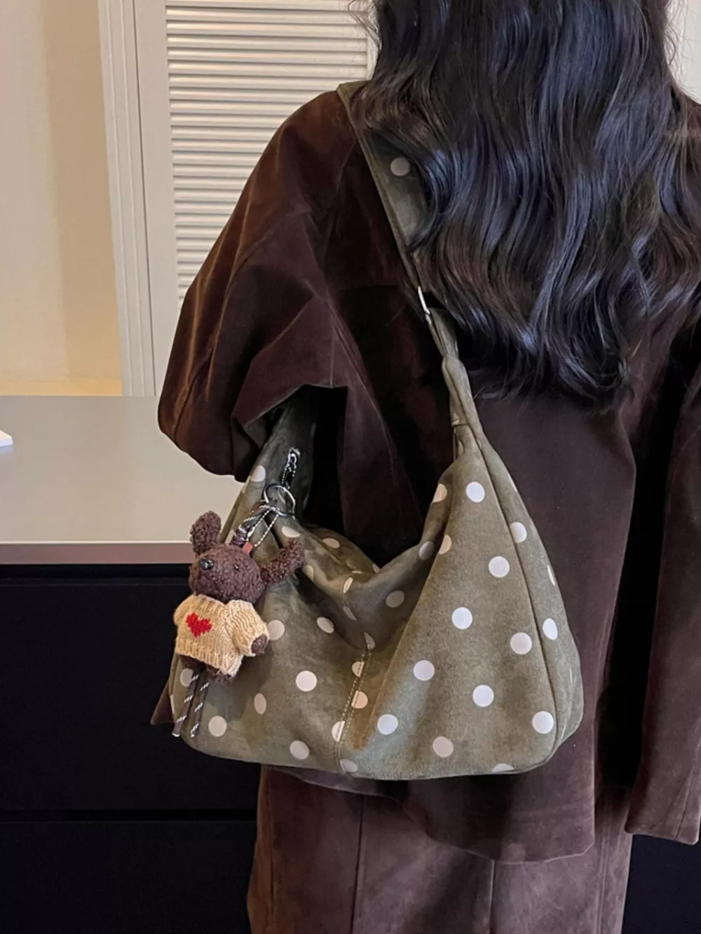 Polka Dot Shoulder Bag, image 3