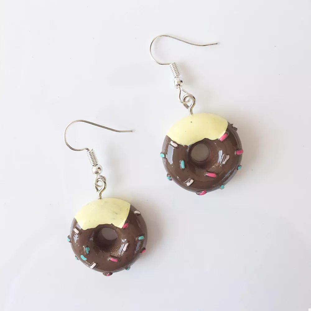 Donut Dangle Earrings, image 8