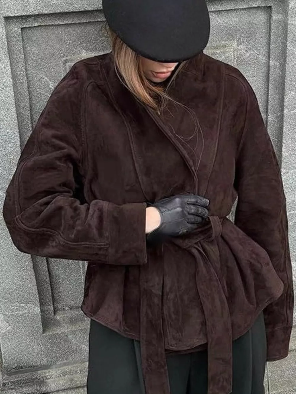 Tie Waist Vintage Style Jacket