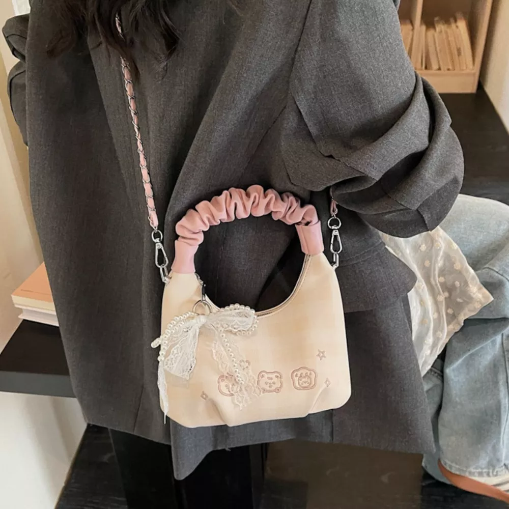 Ruched Handle Crossbody Bag, image 2