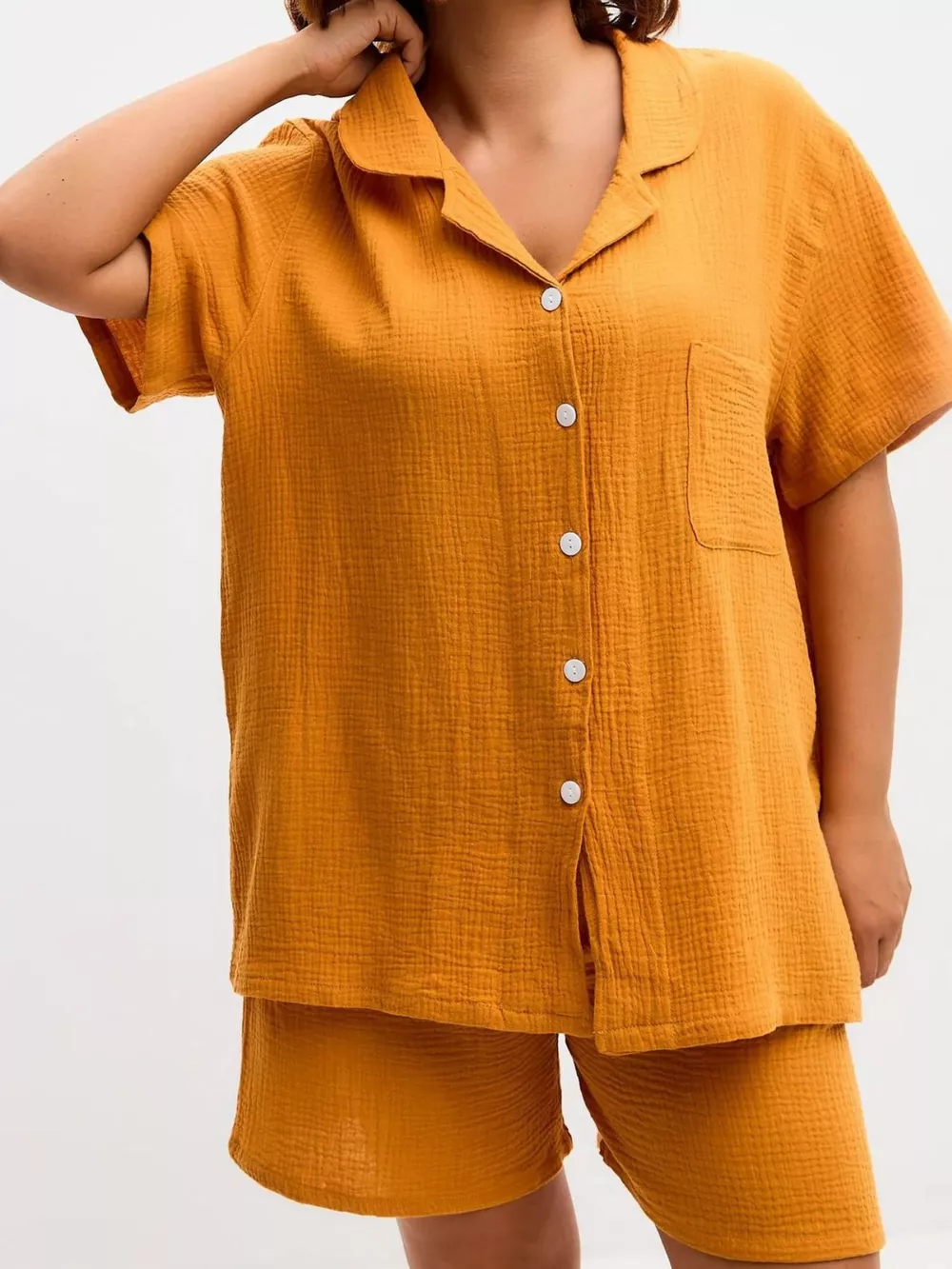 Button Up Short Sleeve Shirt and Shorts Set, image 12