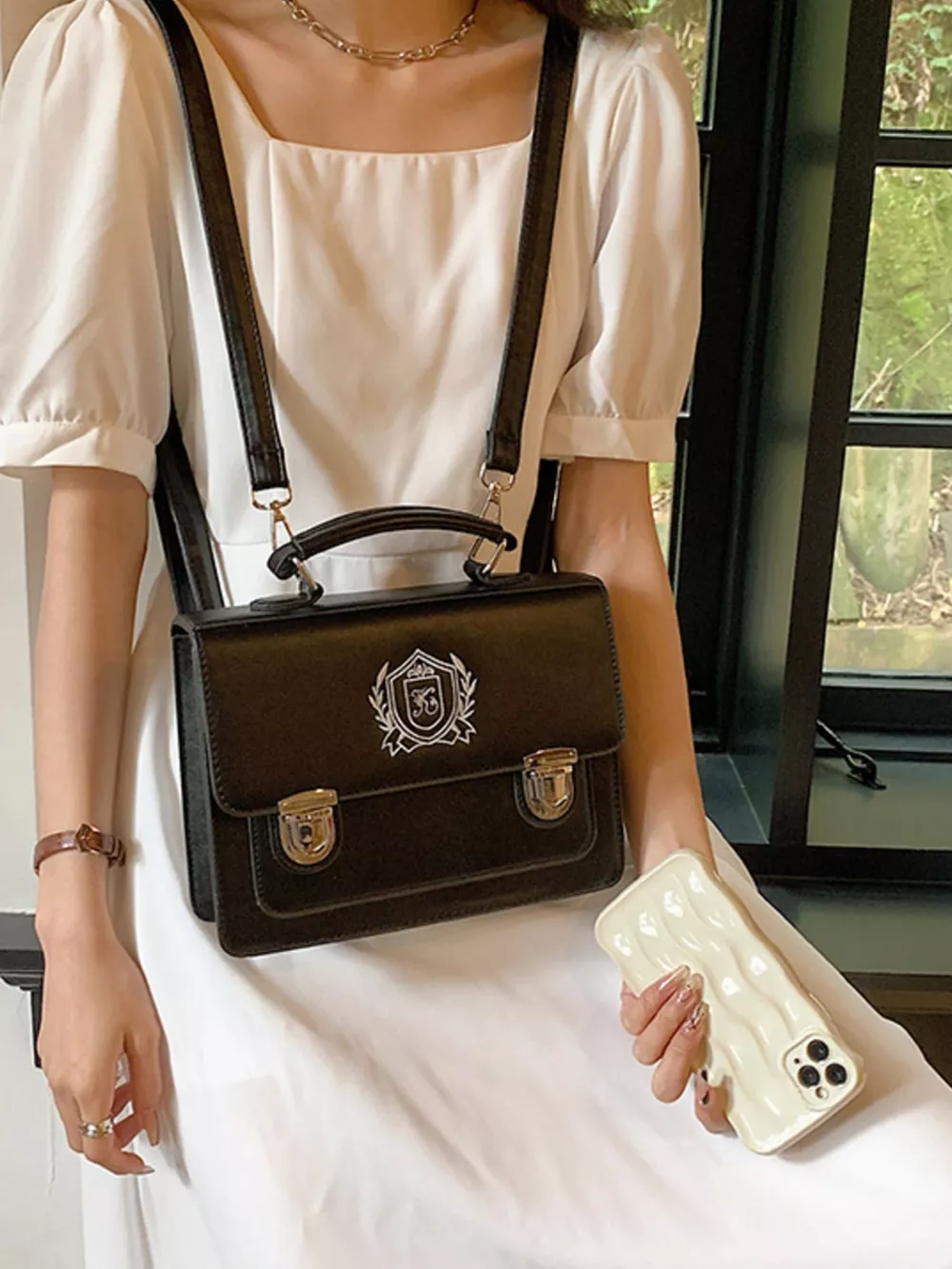 PU Leather Backpack Bag, image 4