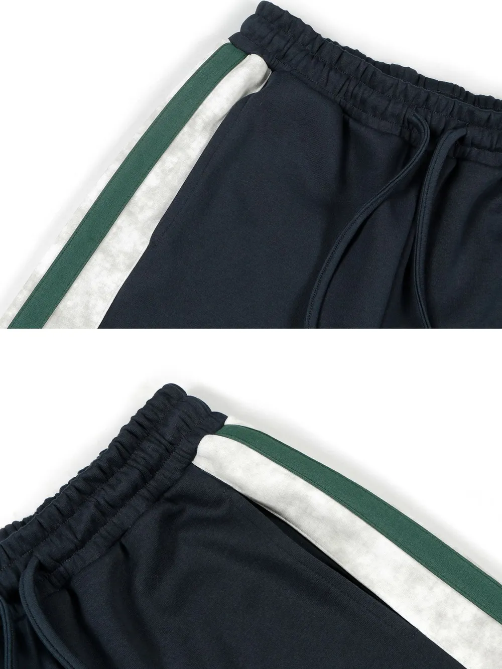 Men's Drawstring Striped Wide Leg Pants, image 5