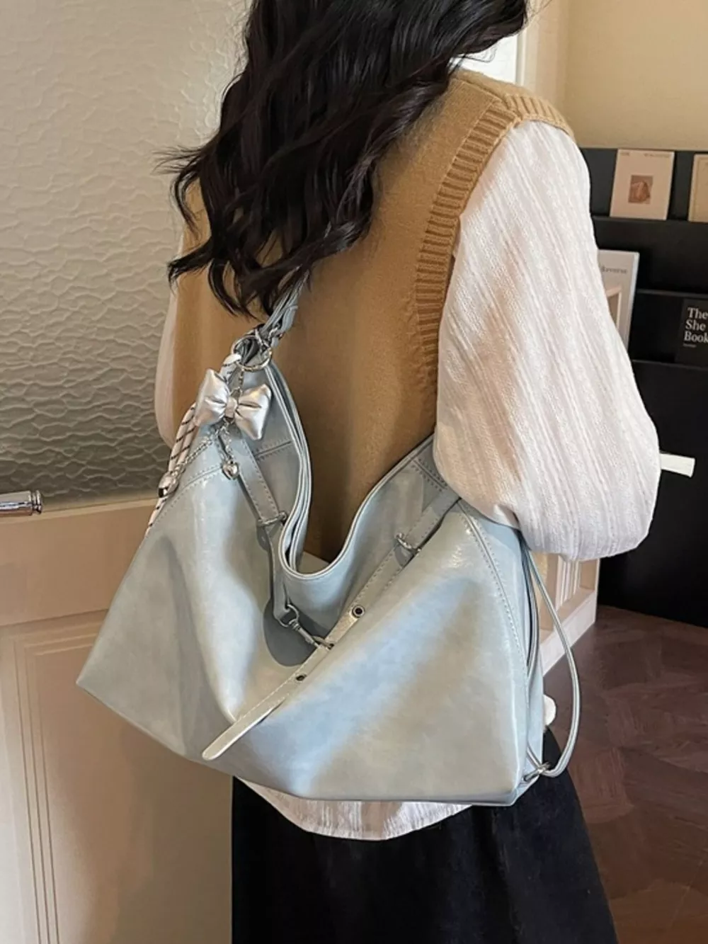 PU Leather Shoulder Bag, image 8