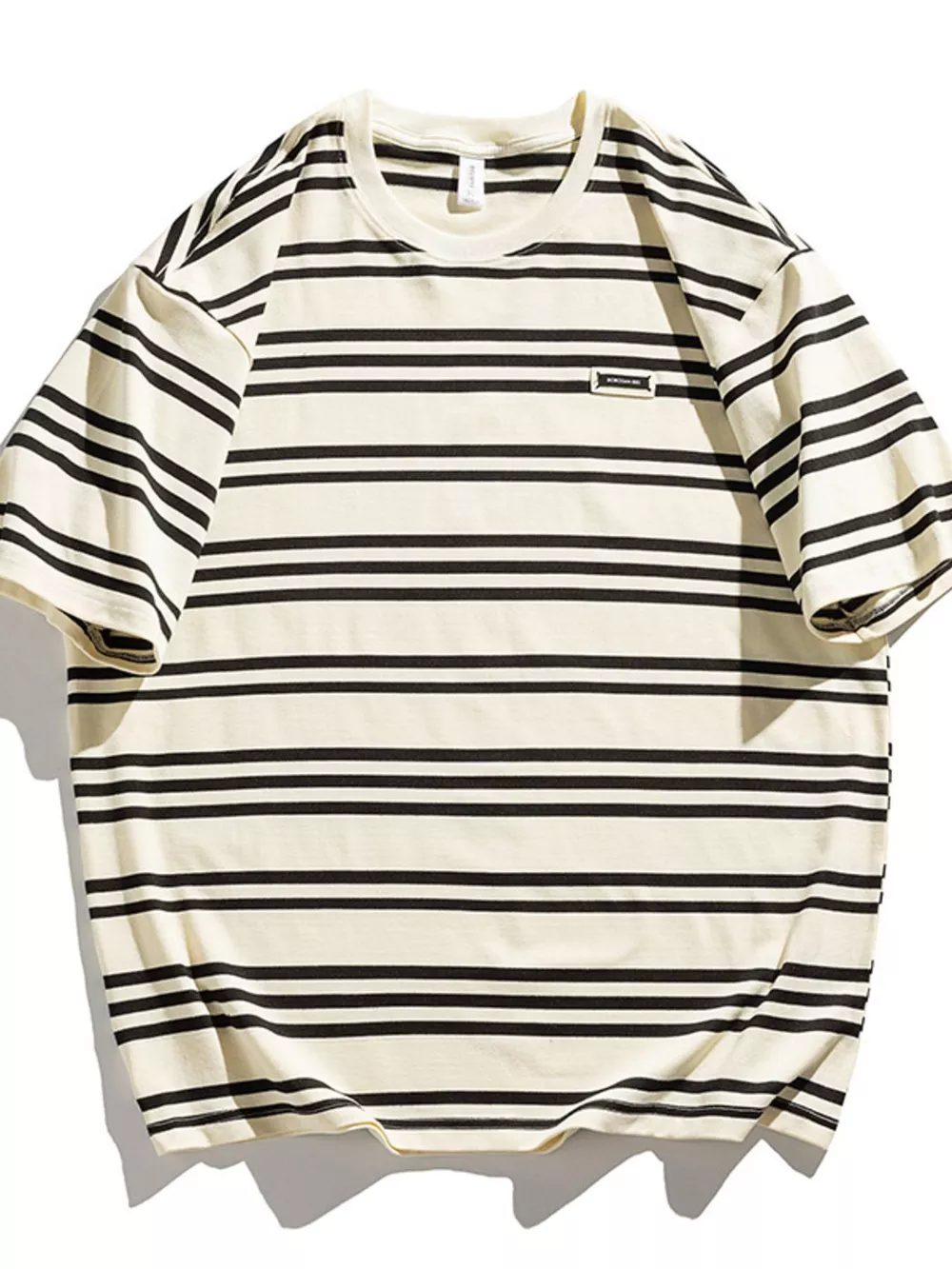 Men's Plus Size Striped Relaxed Fit T-Shirt, image 5