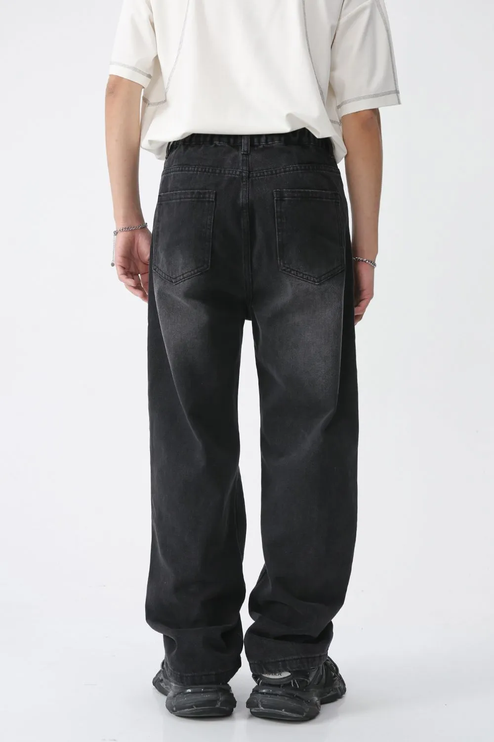 Distressed Mid Rise Men's Jeans, image 4