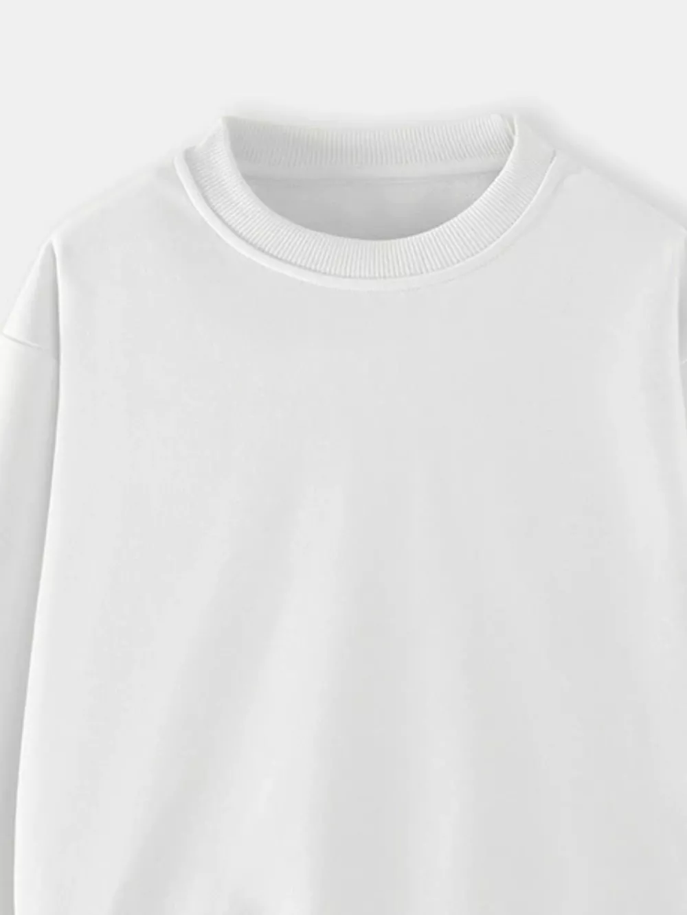 Children's Casual Solid Color Crew Neck Sweatshirt, image 8