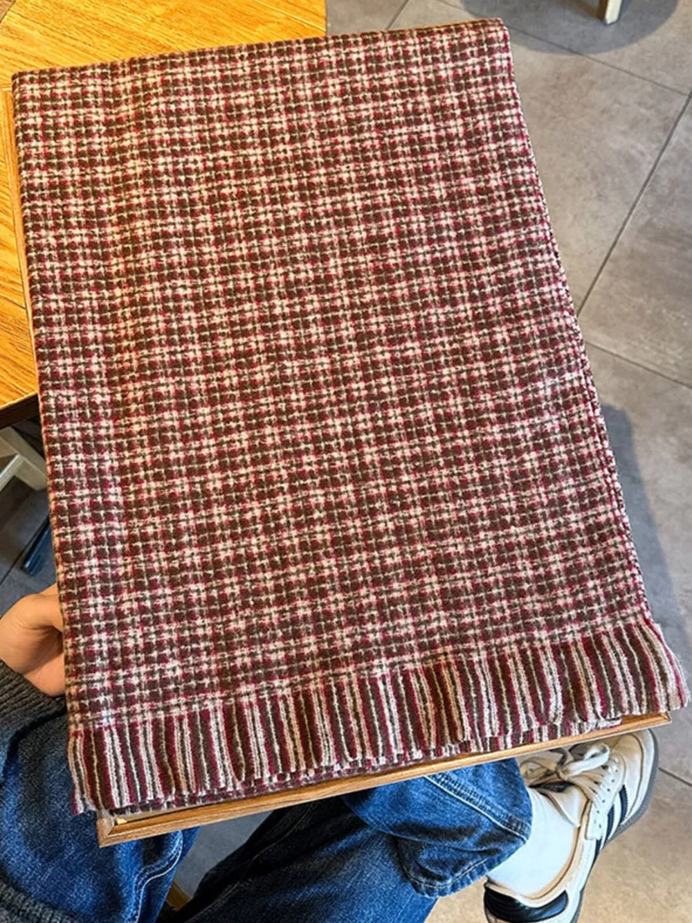 Plaid Warm Scarf, image 5
