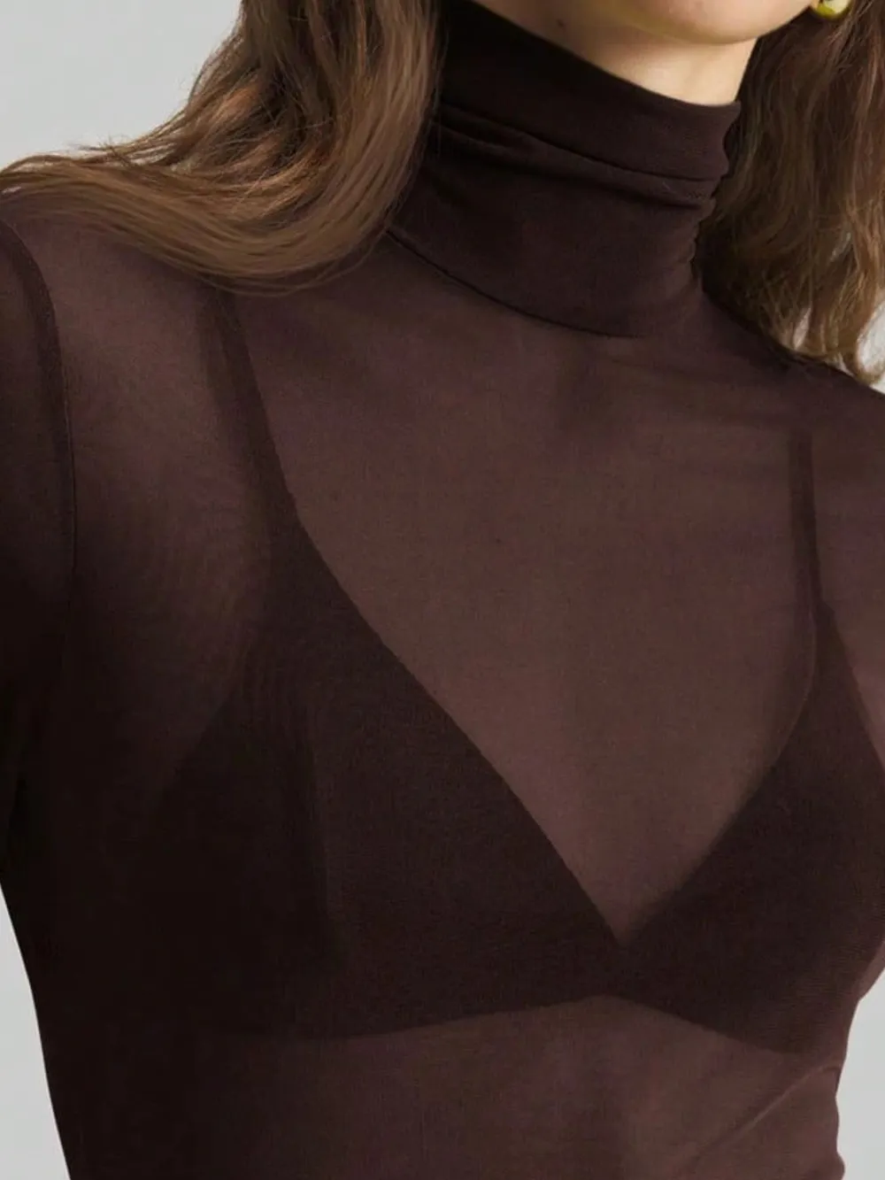 Turtleneck Long Sleeve Top, image 6