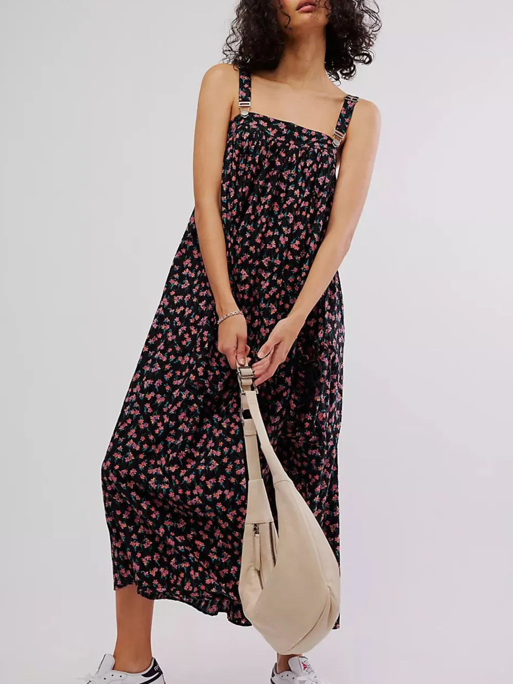 Floral Print Square Neck Summer Dress, image 4
