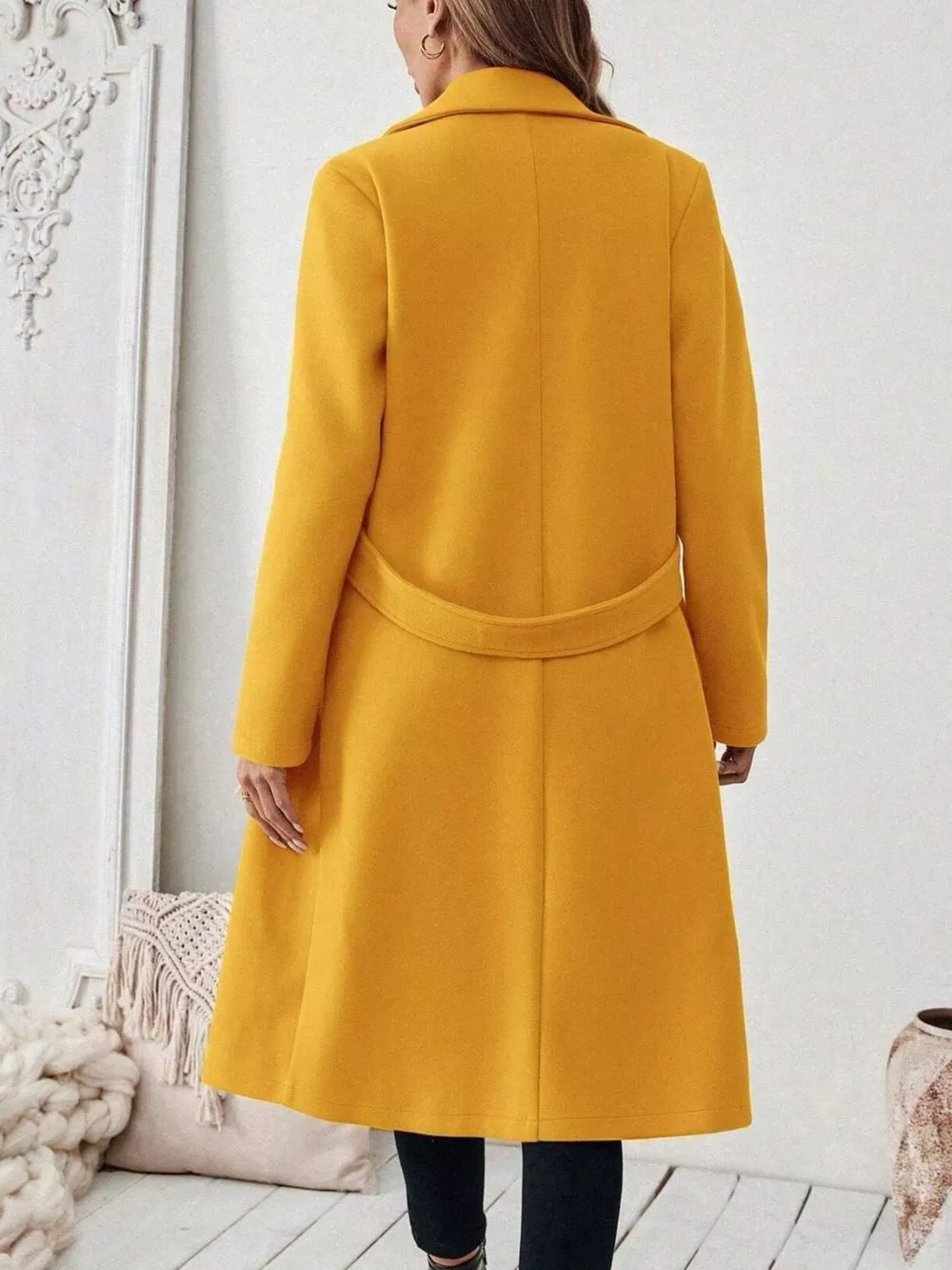 Single-Button Longline Coat, image 22