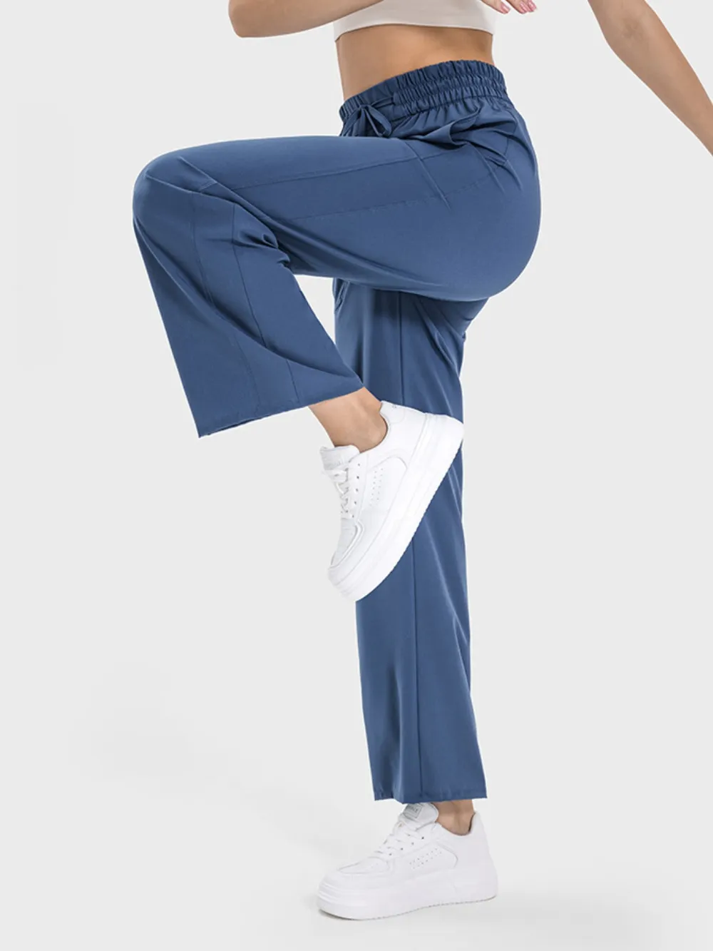 Drawstring Pocketed Active Pants, image 15