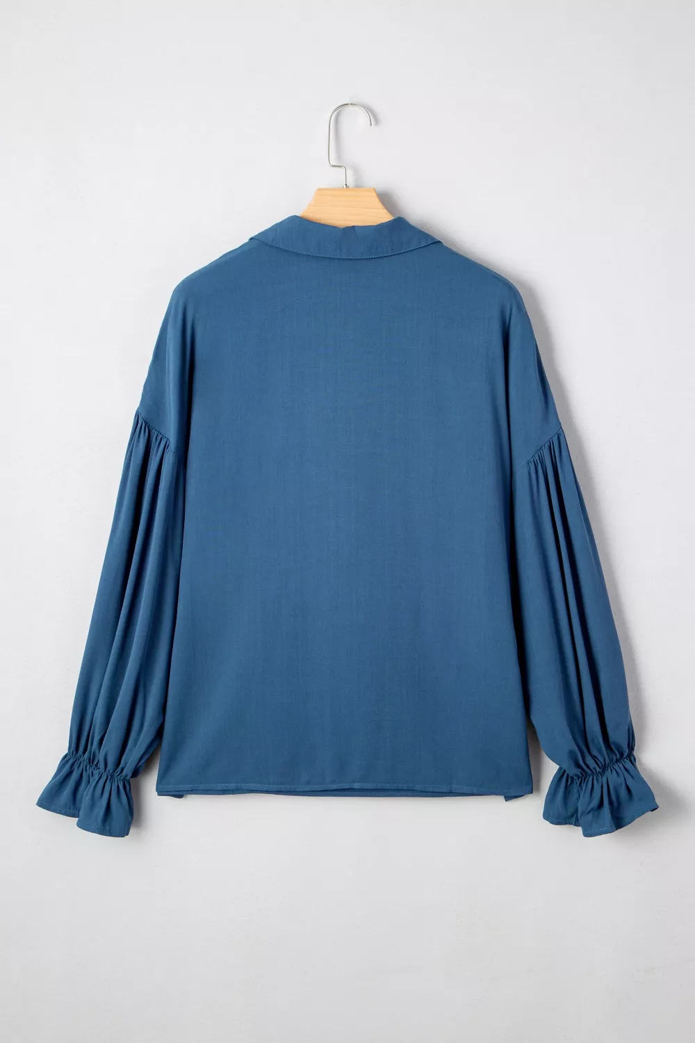 Button Detail Flounce Sleeve Blouse, image 7
